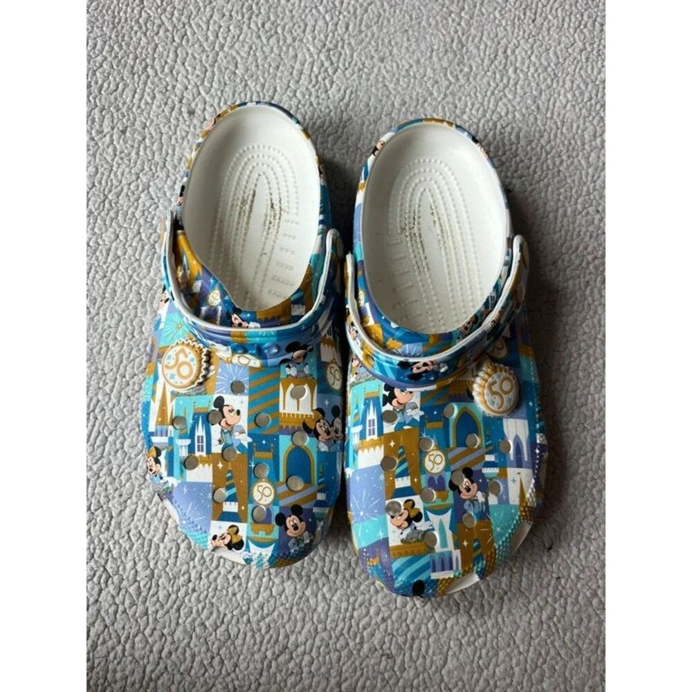 Crocs Disney Walt Disney World 50th Anniversary Clogs Womens 9